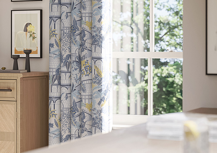 Elka, China Blue - Made to Measure Curtains - Image 5